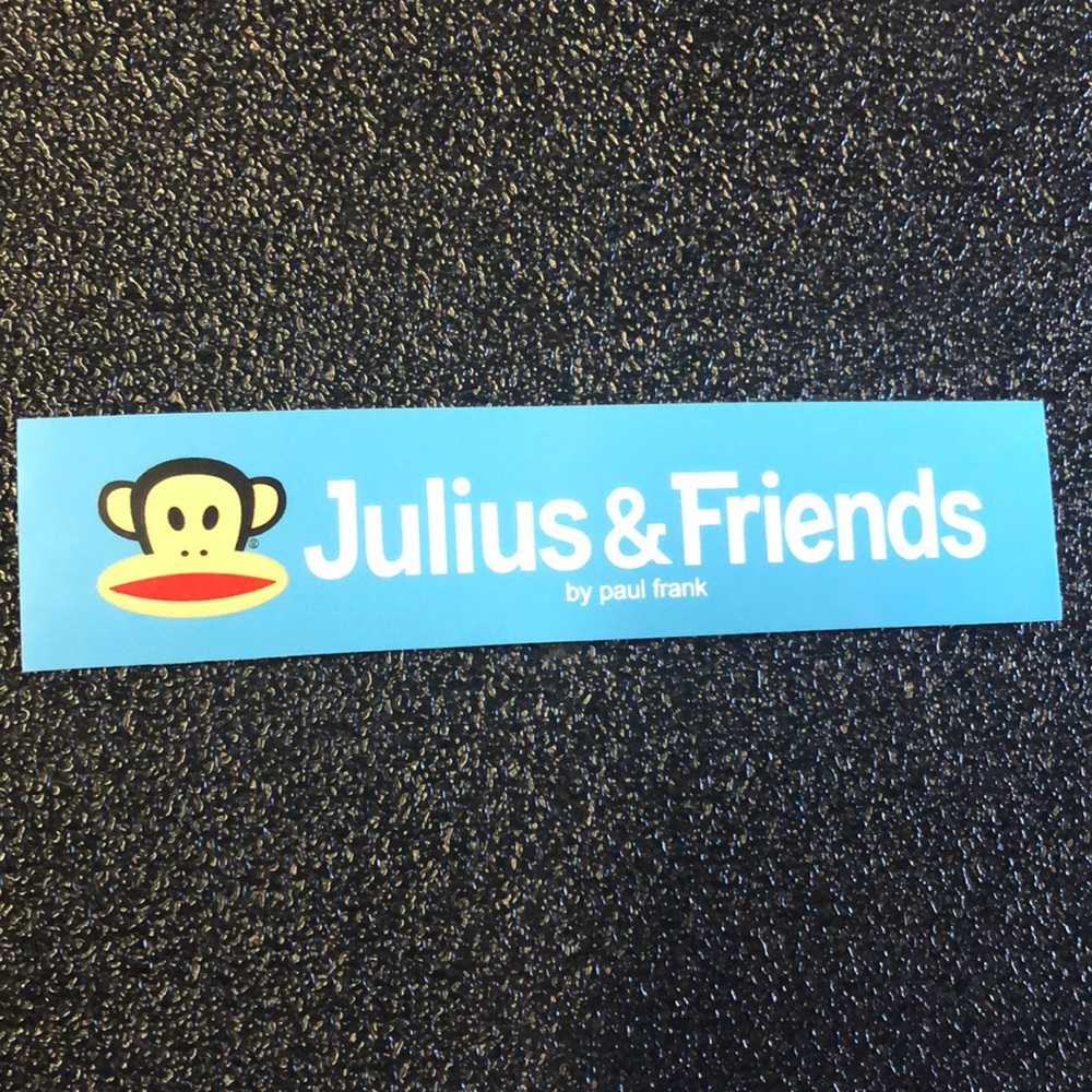 Vintage Paul Frank "Julius & Friends" Sticker